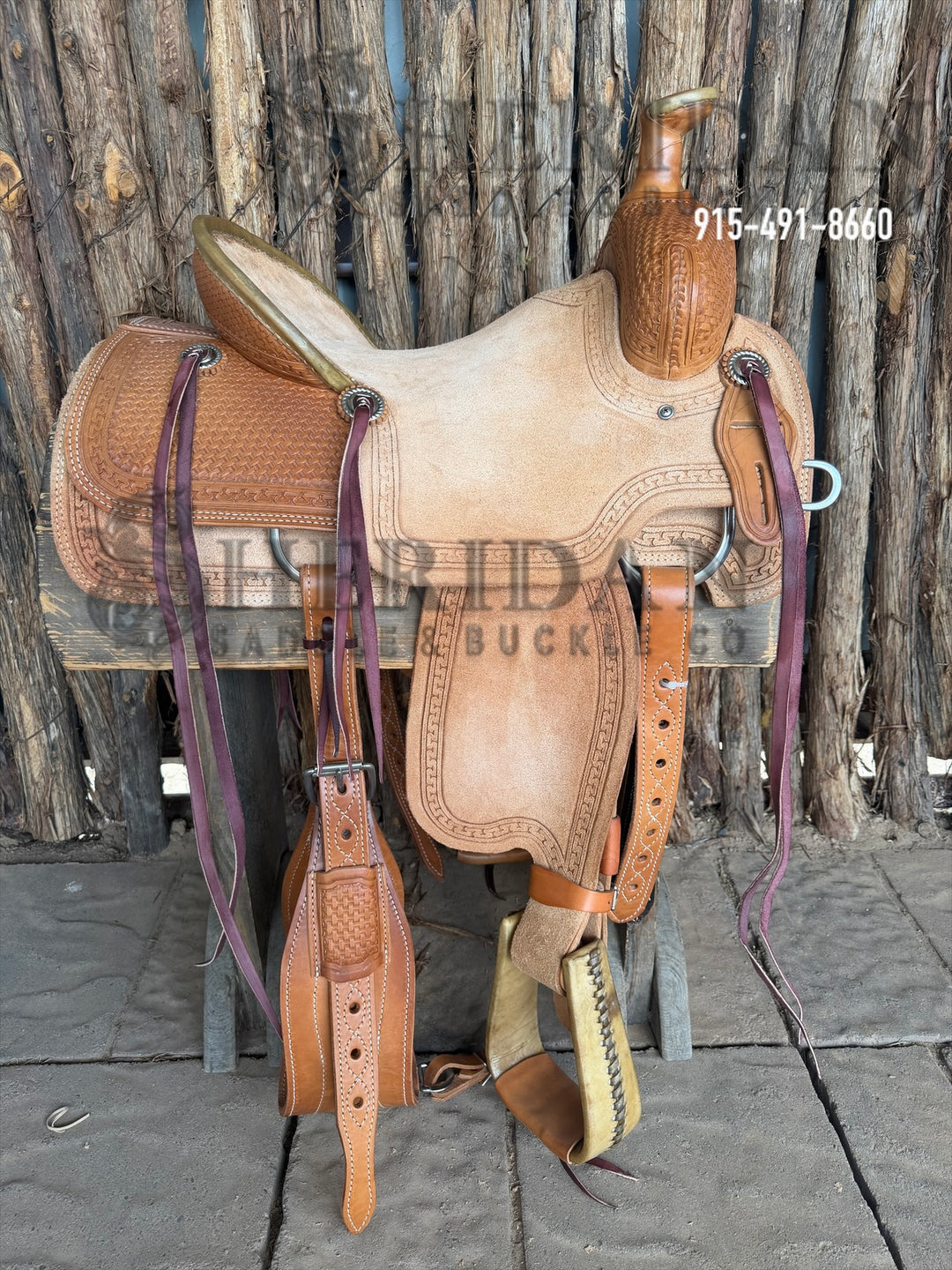 $830- 15" Sheridan Ranch Saddle