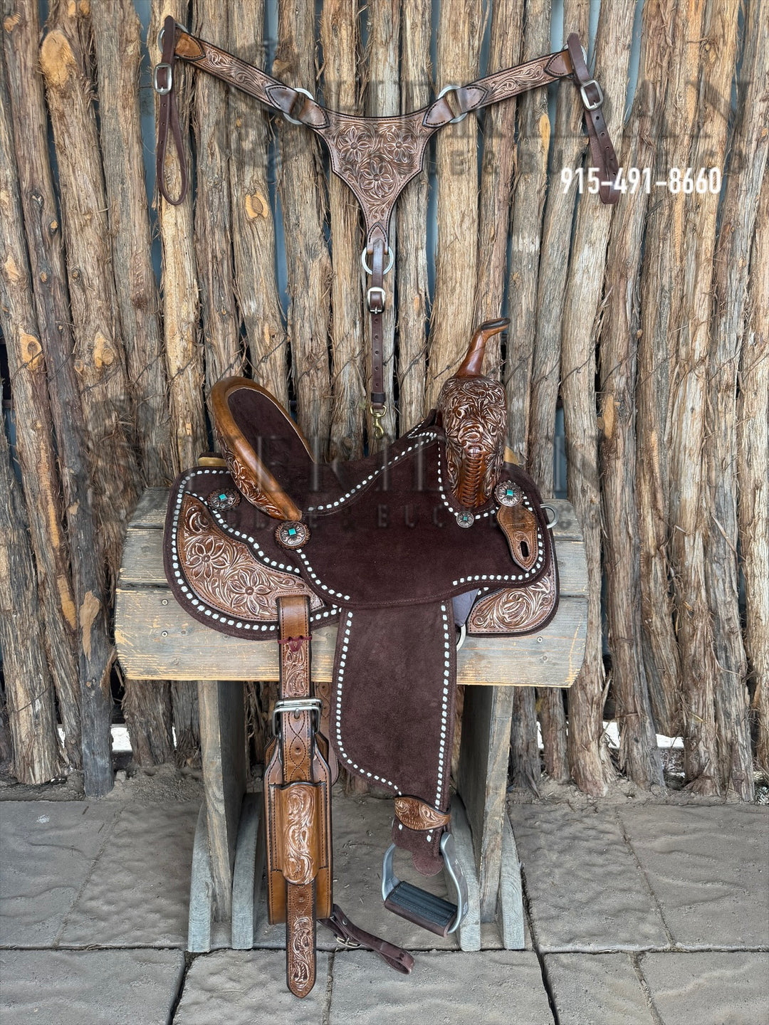 $1,475 - 13.5" Sheridan AirLite Barrel Racing Saddle 20lbs Spinal Relief