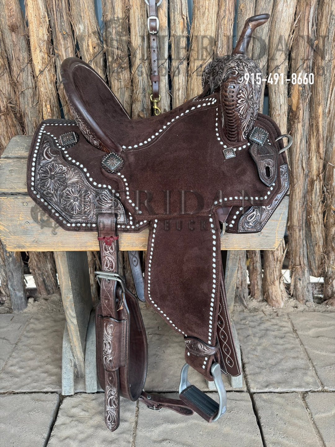 $1,475 - 15" Sheridan AirLite Barrel Racing Saddle 20lbs Defender Swells