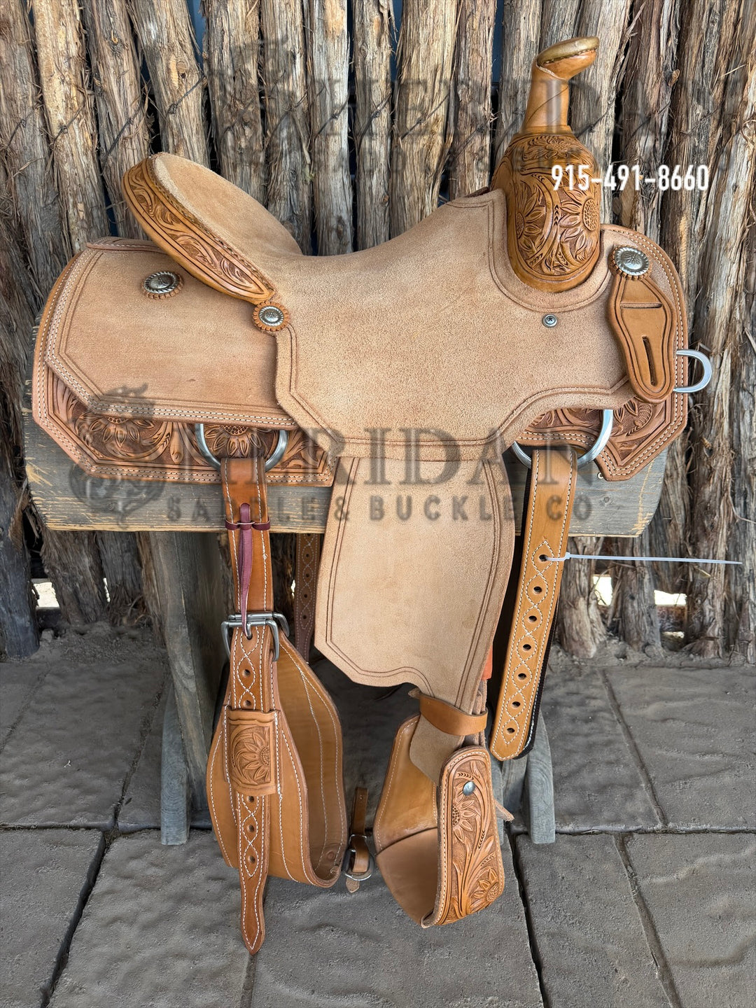 $925- 15" Sheridan Team Roper Saddle