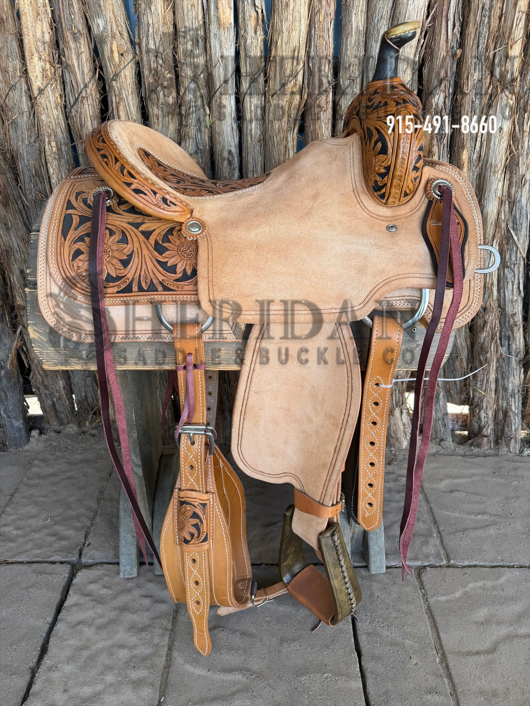 $1,070- 15.5" Sheridan Ranch Cutter Saddle