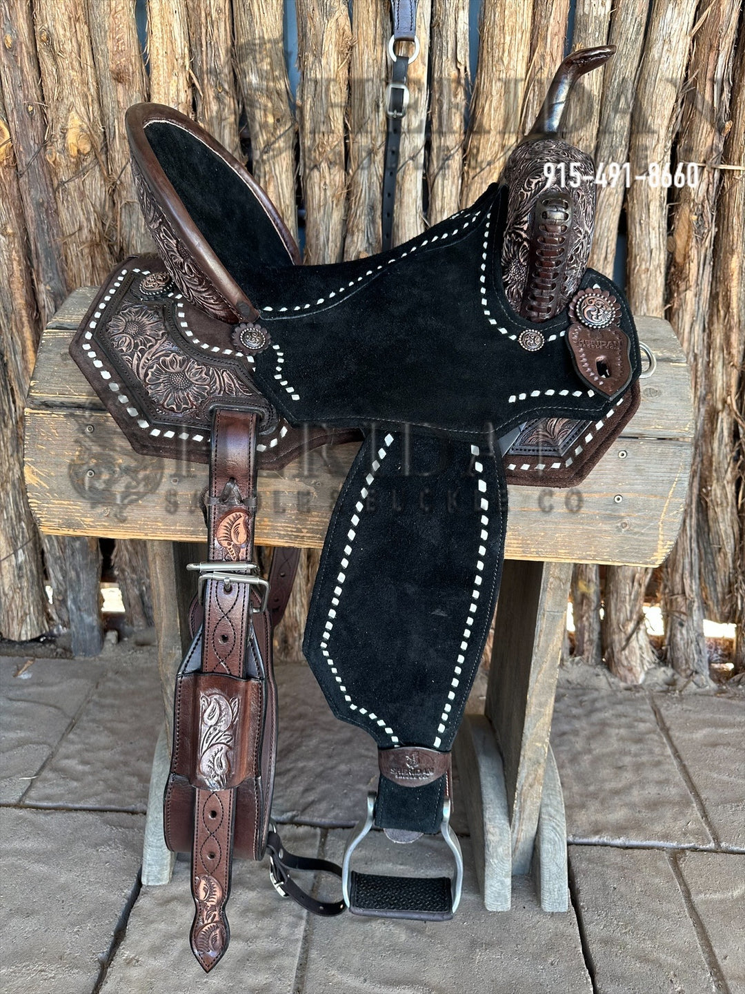 $1,690 - 14.5" TWO TONED Sheridan AirLite Barrel Racing Saddle 20lbs