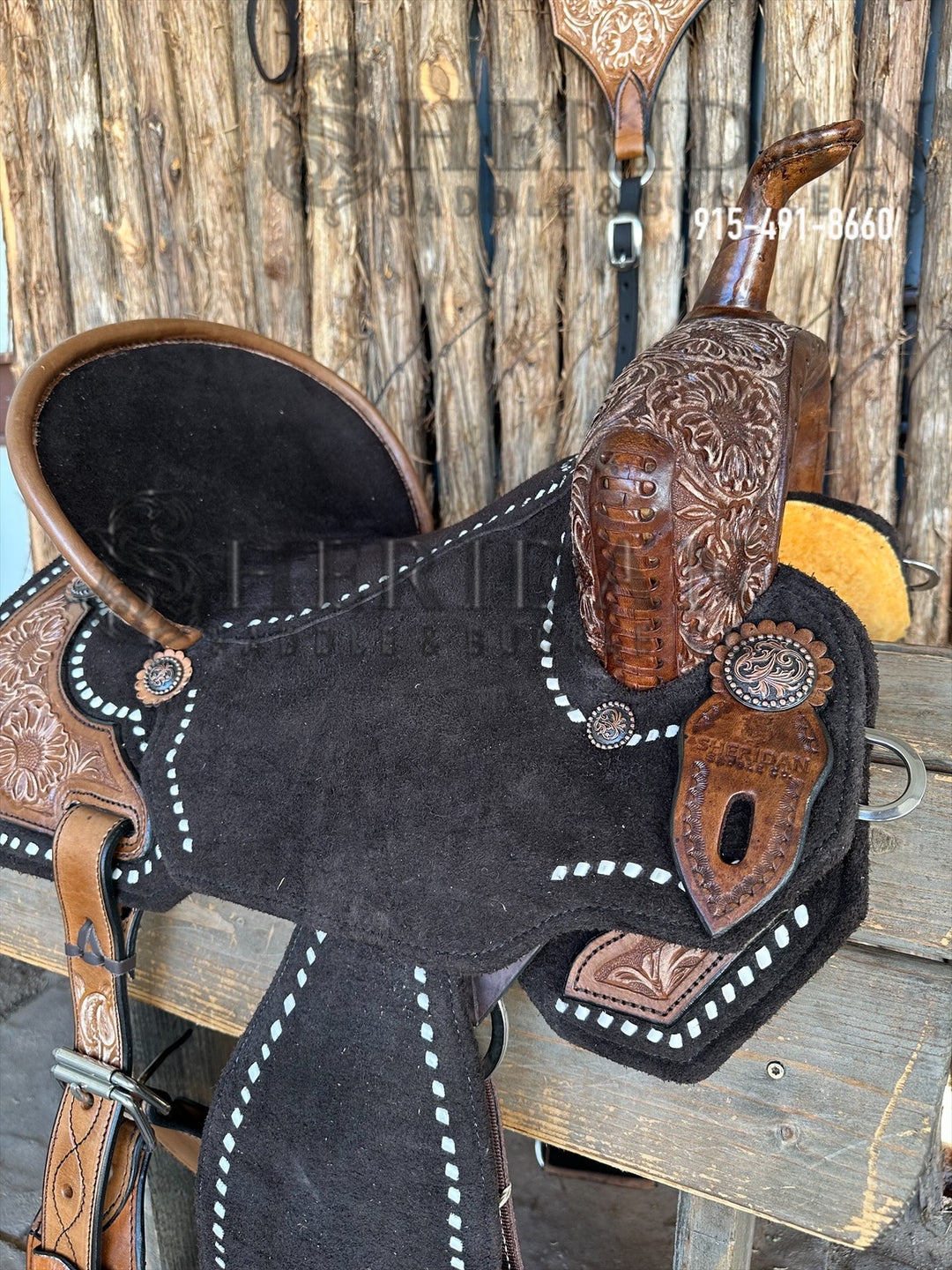 $1,690 - 14.5" Sheridan AirLite Barrel Racing Saddle 20lbs