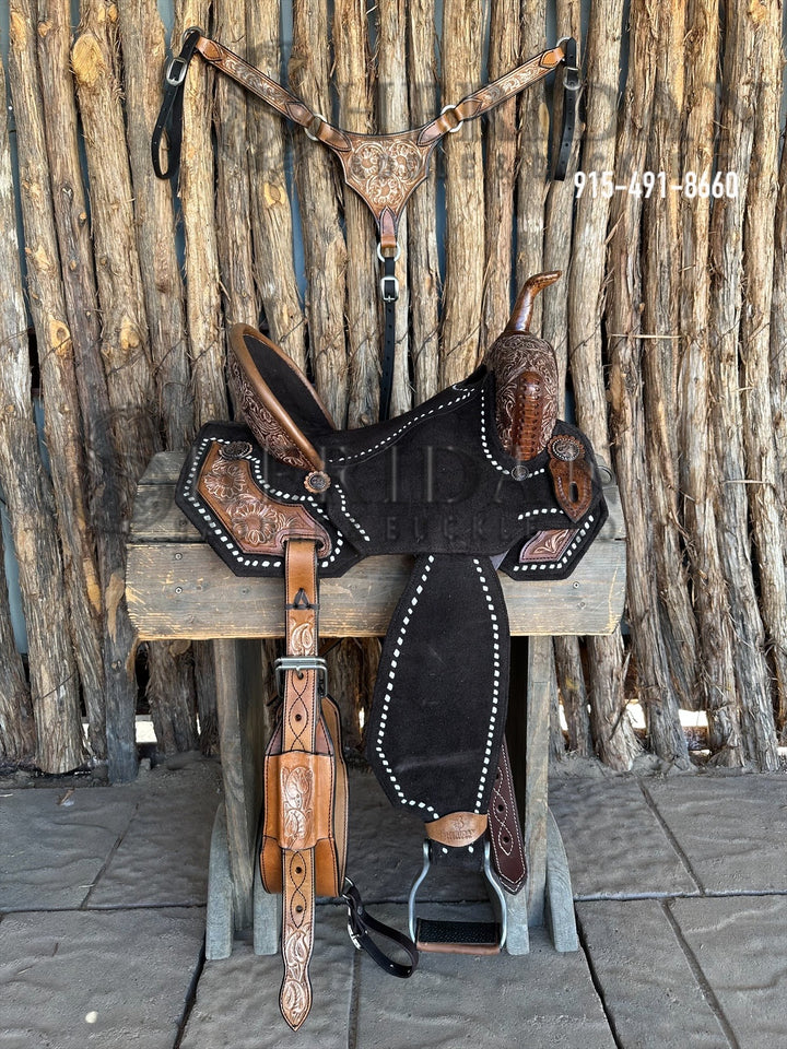 $1,690 - 14.5" Sheridan AirLite Barrel Racing Saddle 20lbs