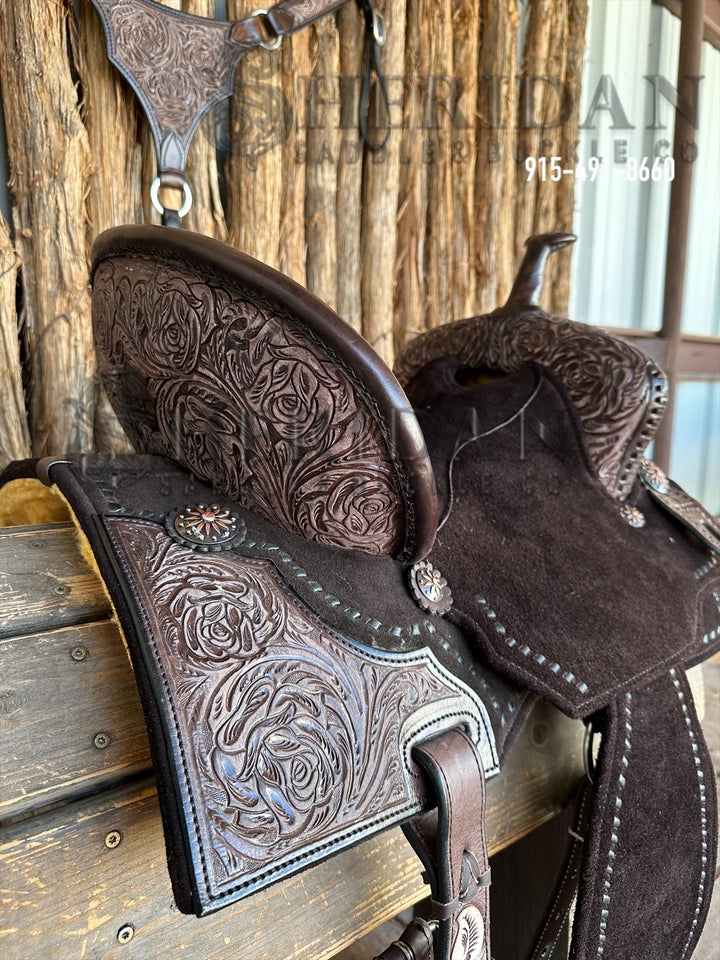 $1,690 - 14" Sheridan AirLite Barrel Racing Saddle 20lbs