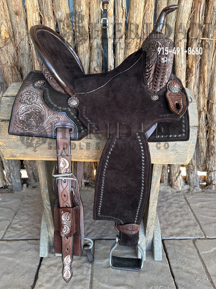 $1,690 - 14" Sheridan AirLite Barrel Racing Saddle 20lbs