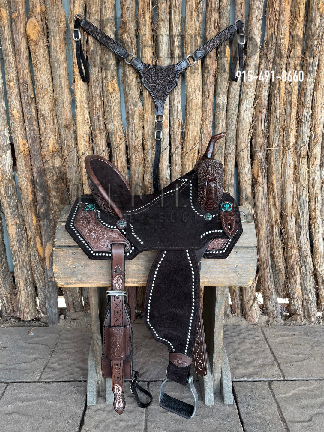 $1,690 - 15" Sheridan AirLite Barrel Racing Saddle 20lbs