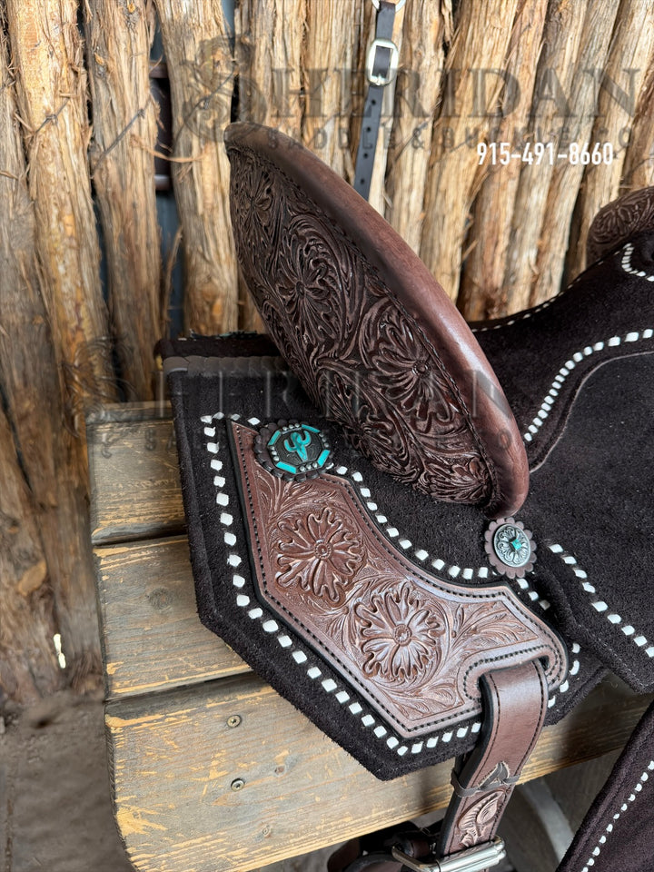 $1,690 - 15" Sheridan AirLite Barrel Racing Saddle 20lbs