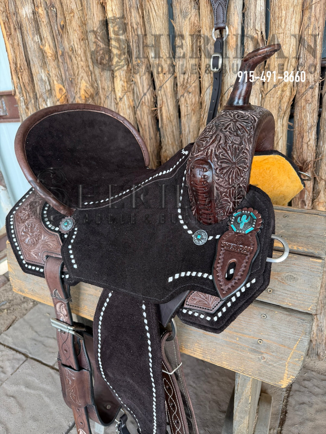 $1,690 - 15" Sheridan AirLite Barrel Racing Saddle 20lbs