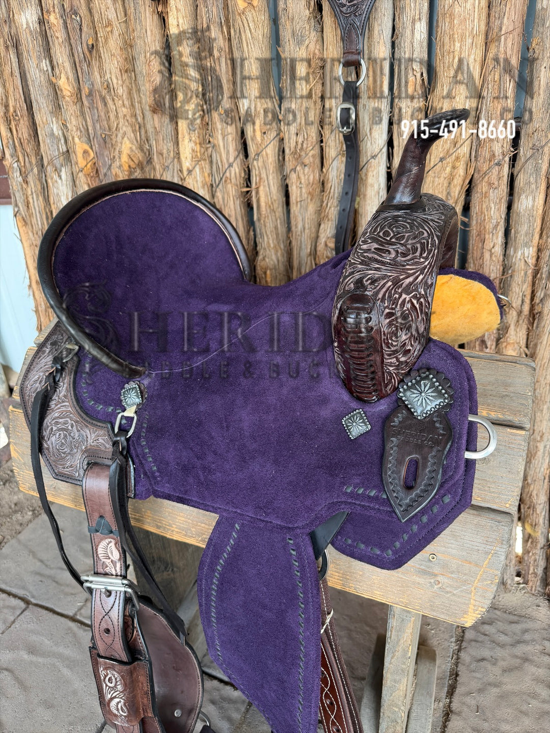 $1,690 - 14.5" Sheridan AirLite Barrel Racing Saddle 20lbs