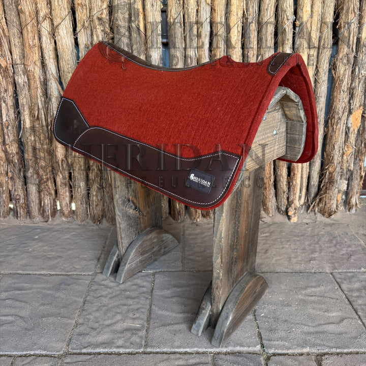 Red Contoured Felt Pad Blanket