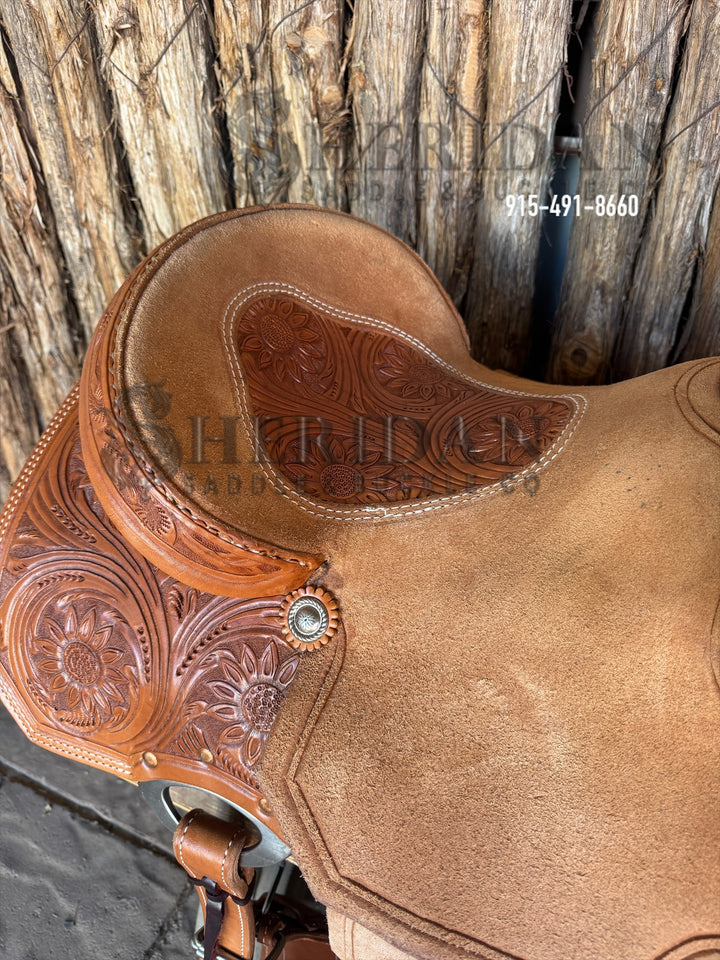 $950- 15.5" Sheridan Lady Ranch Saddle