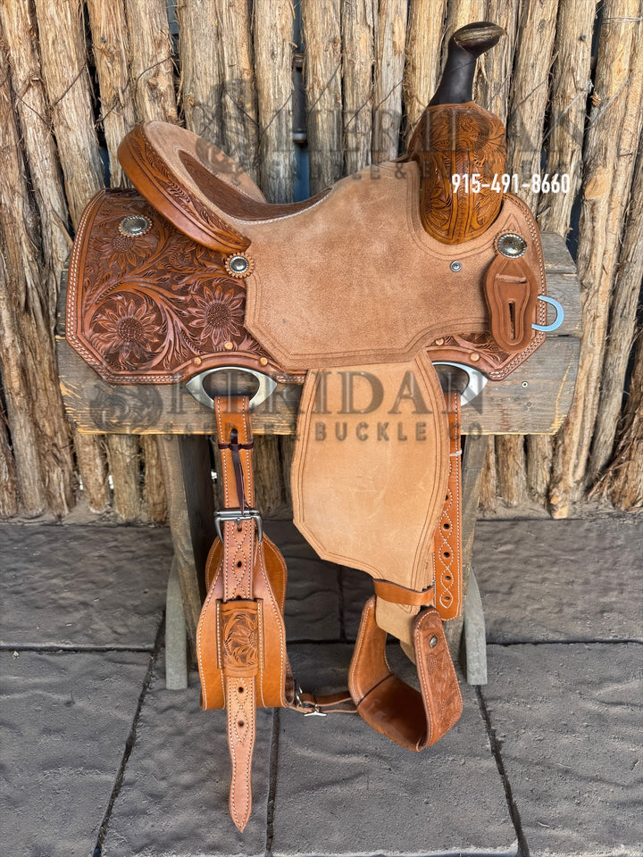$950- 14.5" Sheridan Single Skirt Ranch Saddle