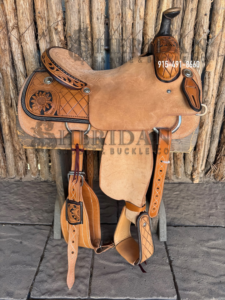 $950 - 14" Sheridan Team Roper Saddle