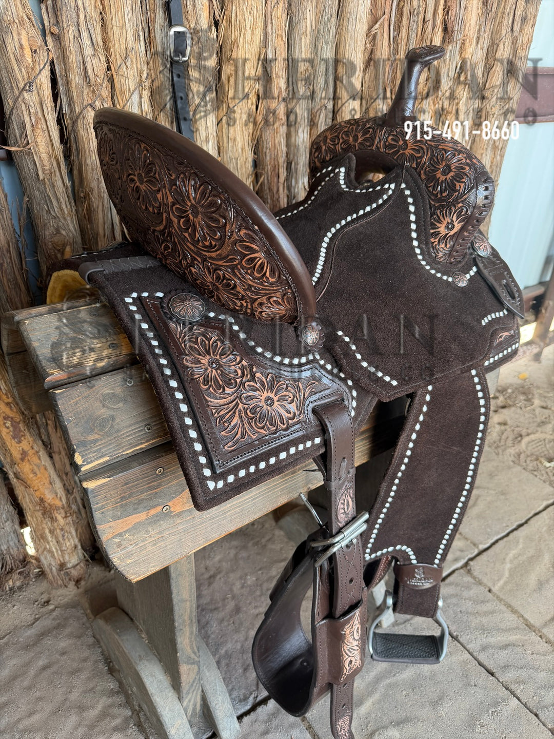$1,690 - 14" Sheridan AirLite Barrel Racing Saddle 20lbs