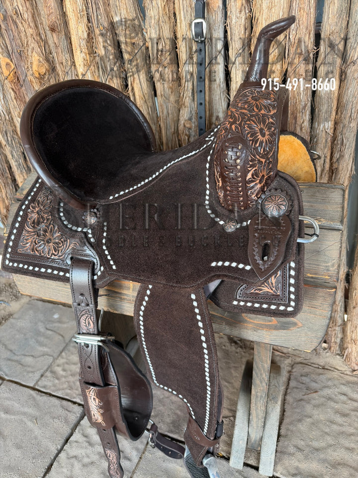 $1,690 - 14" Sheridan AirLite Barrel Racing Saddle 20lbs