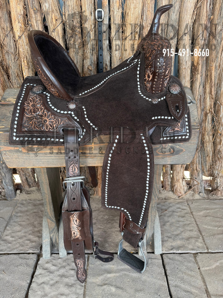$1,690 - 14" Sheridan AirLite Barrel Racing Saddle 20lbs