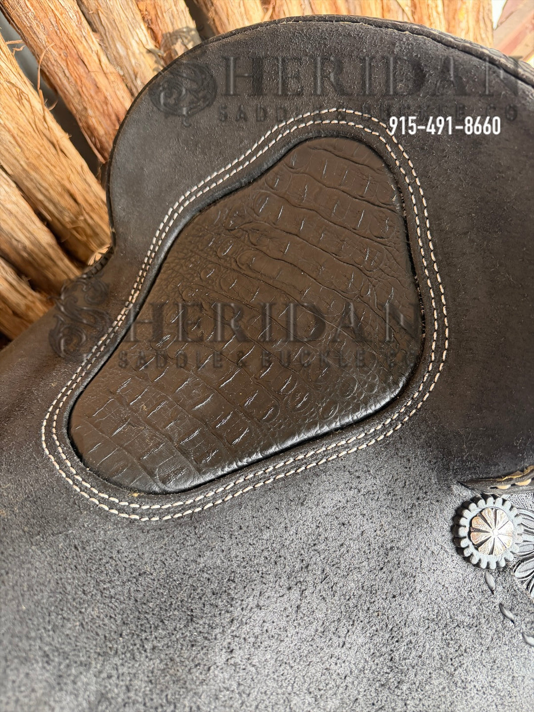 $1,900 - 15" Sheridan Cutter Saddle GOLD LEATHER REAL WOOL