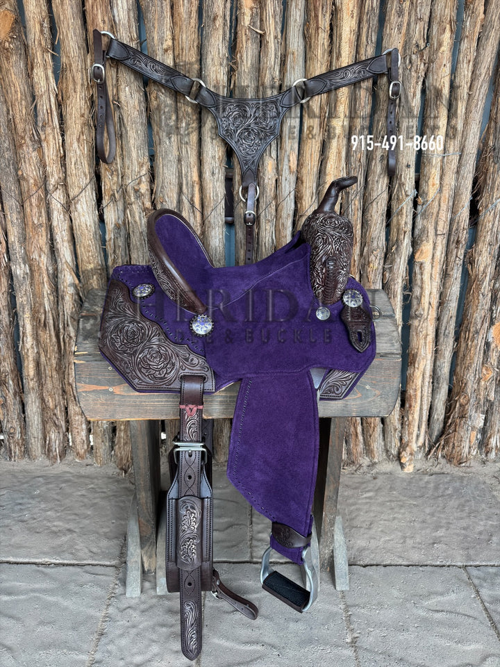 $1,250 - 14" Sheridan AirLite Barrel Racing Saddle 20lbs