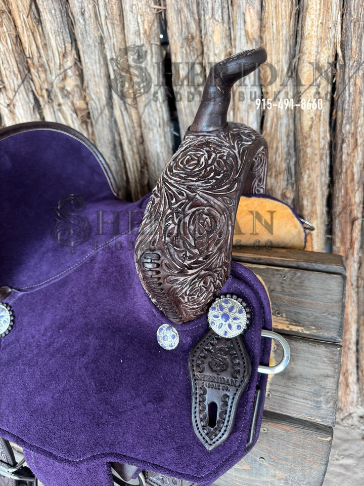 $1,250 - 14" Sheridan AirLite Barrel Racing Saddle 20lbs
