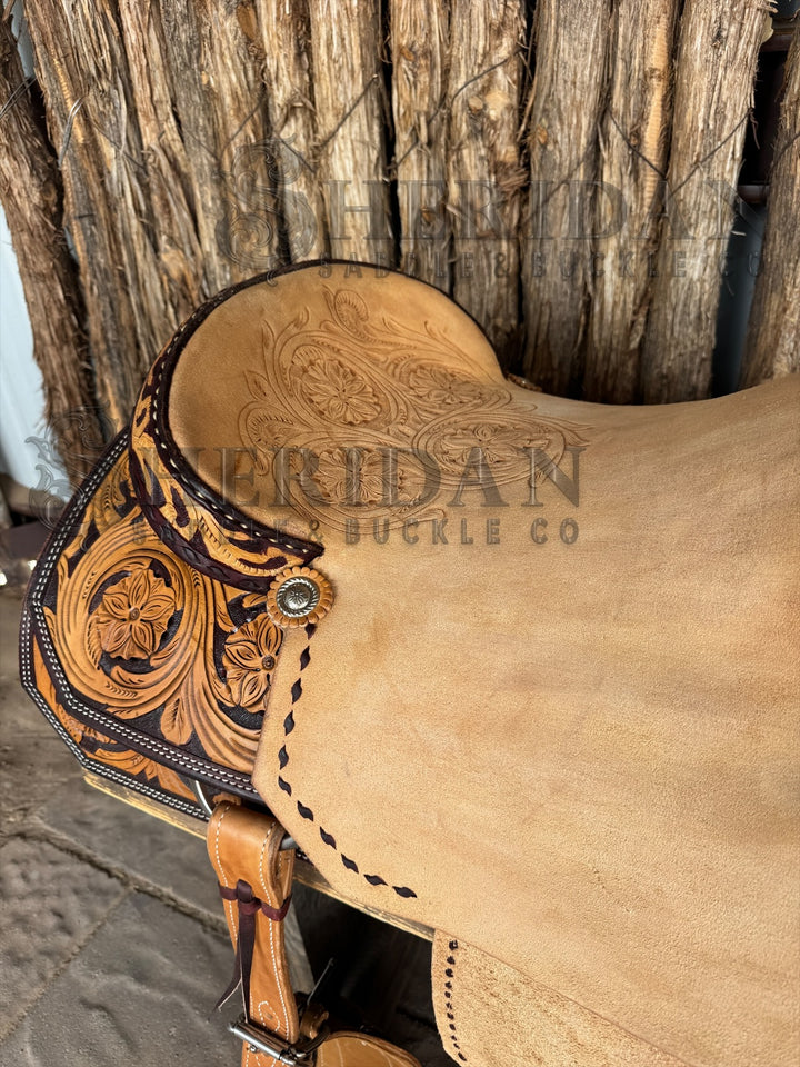 $1,050- 16" Sheridan Steer Wrestler Saddle