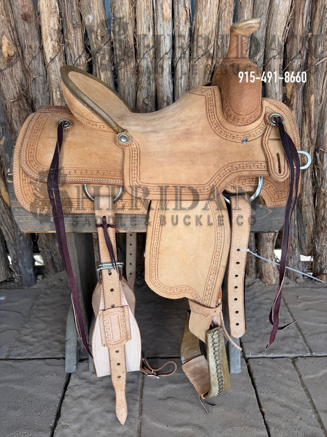 $880- 15" Sheridan Team Roper Saddle