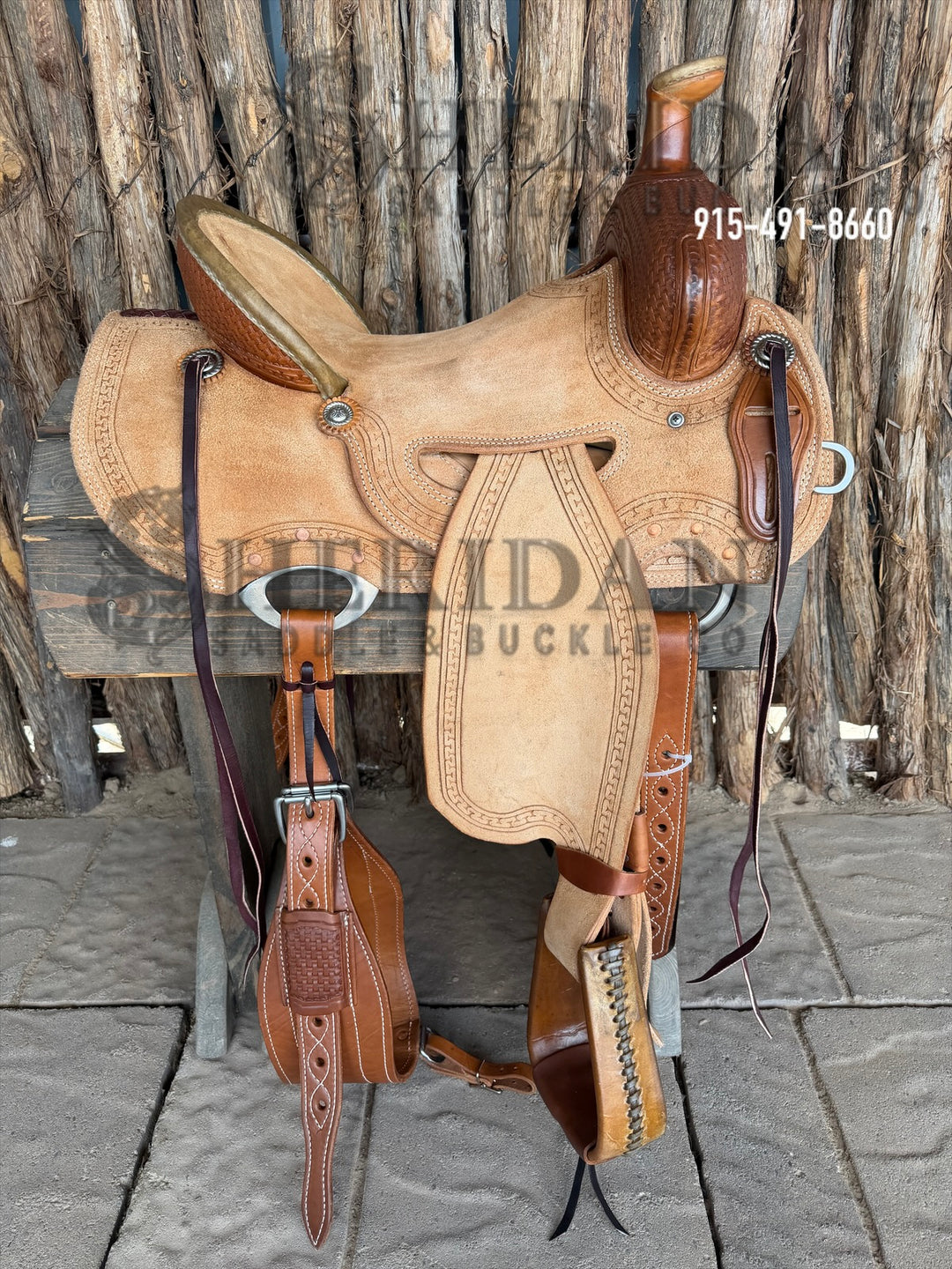 $950- 15.5" Sheridan Ranch Saddle Strip Down