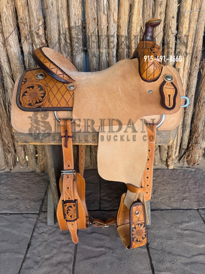 $950 - 16" Sheridan Team Roper Saddle