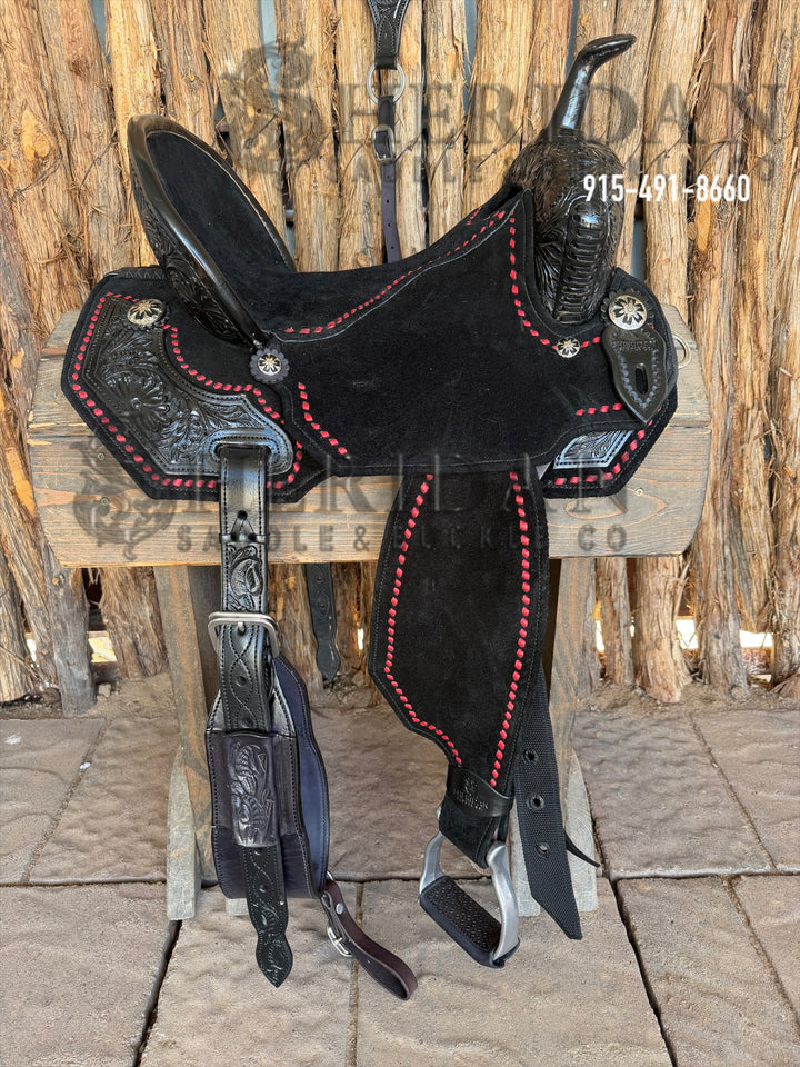 $1,475 - 15" Sheridan AirLite Barrel Racing Saddle 20lbs