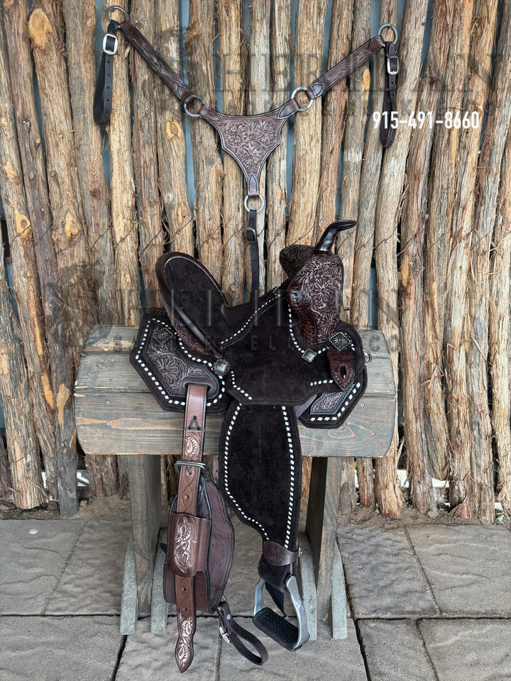 $1,475 - 12.5" Sheridan AirLite Barrel Racing Saddle 20lbs