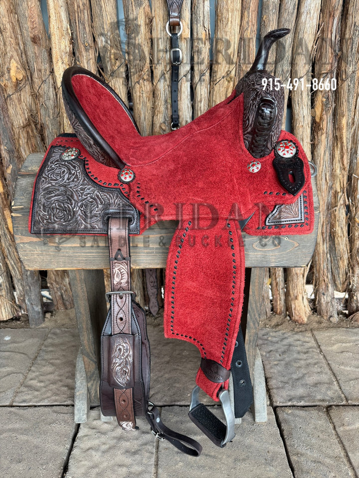 $1,475 - 15" Sheridan AirLite Barrel Racing Saddle 20lbs