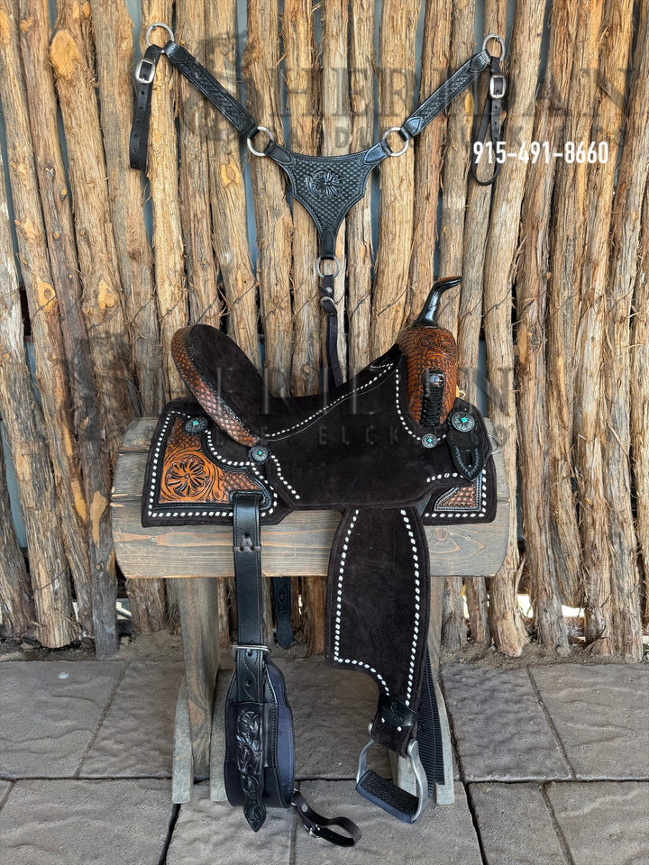 $1,475 - 15.5" Sheridan AirLite Barrel Racing Saddle 20lbs