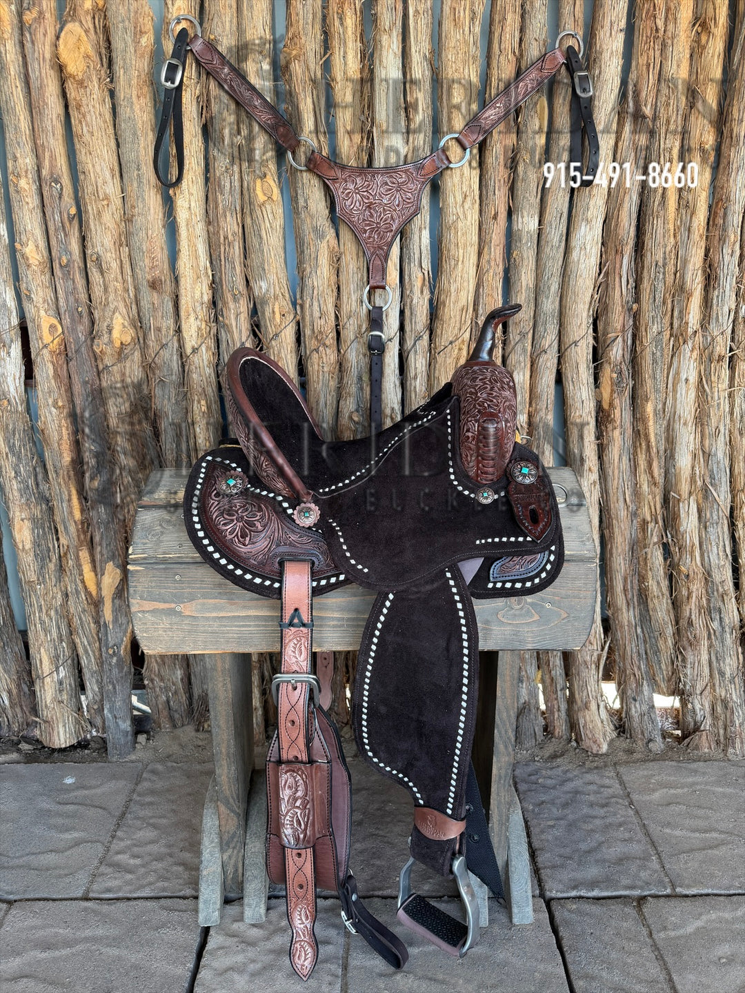 $1,475 - 13.5" Sheridan AirLite Barrel Racing Saddle 20lbs Spinal Relief