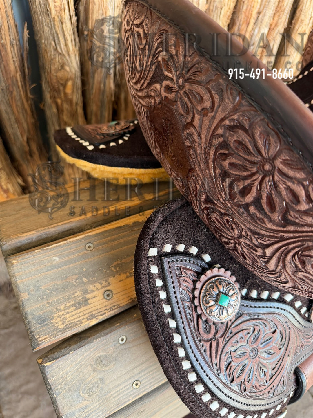 $1,475 - 13.5" Sheridan AirLite Barrel Racing Saddle 20lbs Spinal Relief