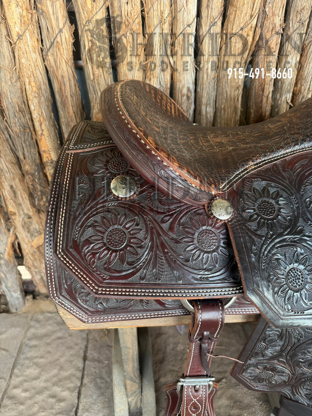 $2,100 - 16" Sheridan Reining Saddle GOLD LEATHER REAL WOOL