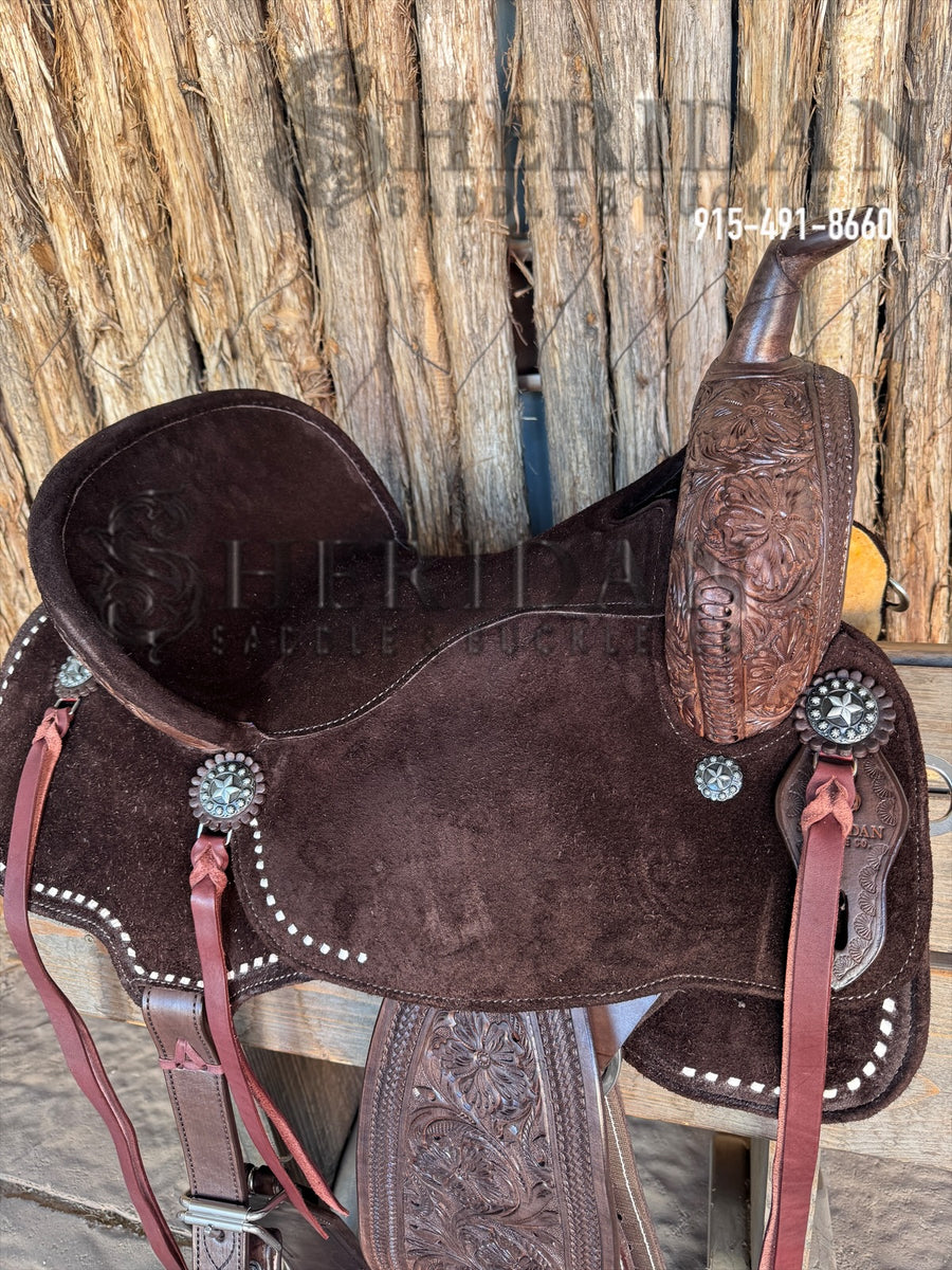 $1,180 - 15.5" Sheridan Barrel Racing Saddle 20lbs