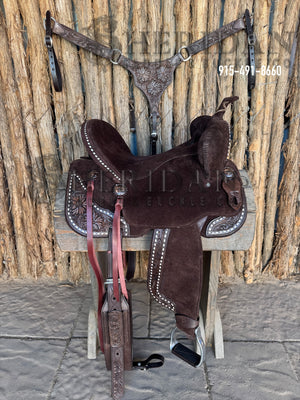 $1,180 - 15.5" Sheridan Defender Barrel Racing Saddle