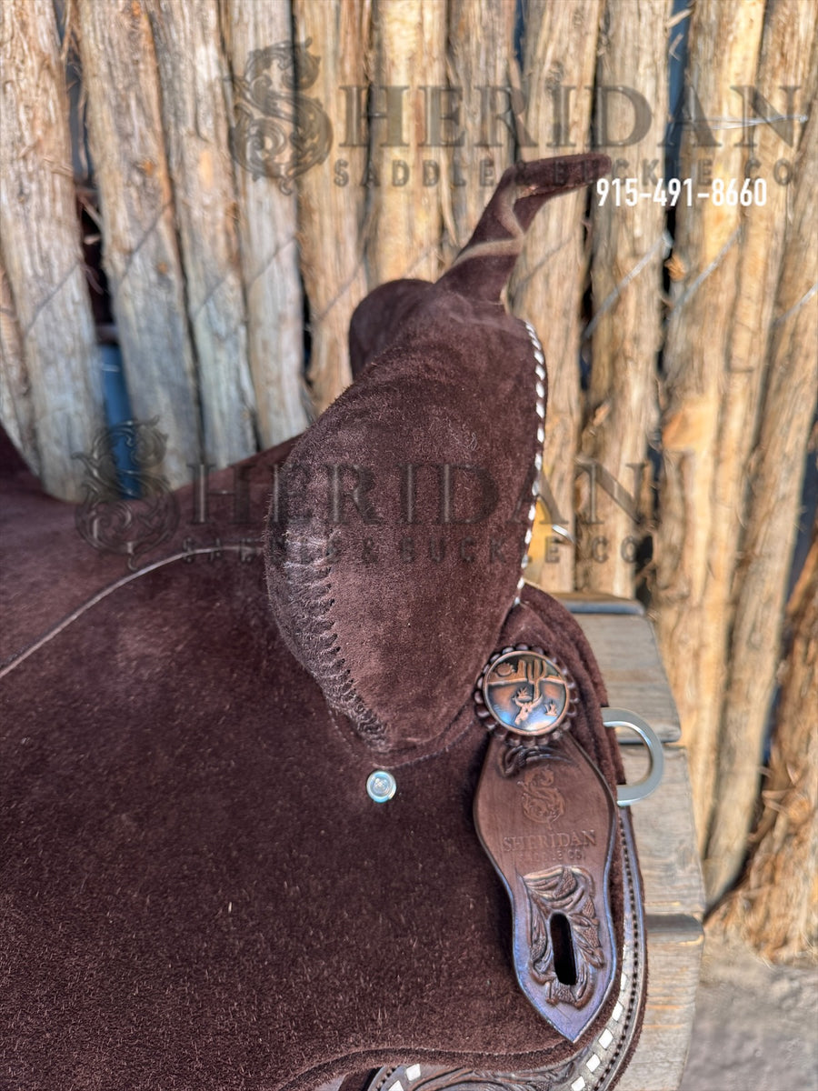 $1,180 - 15.5" Sheridan Defender Barrel Racing Saddle