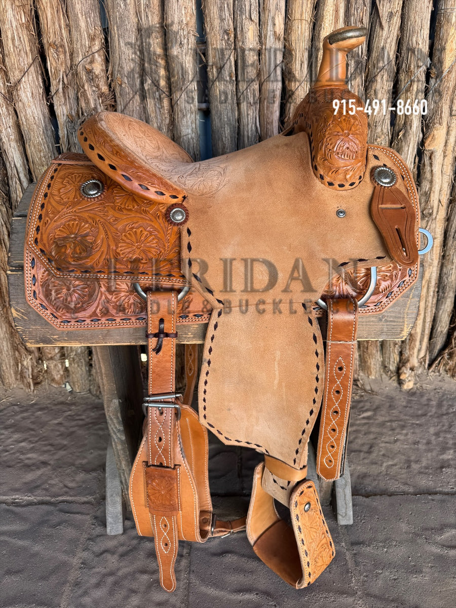 $1,000- 13.5" Sheridan Team Roper Saddle