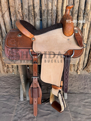 $800- 15" Sheridan Team Roper Saddle