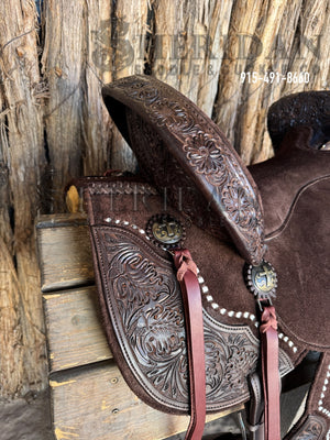 $1,180 - 15" Sheridan AIRLITE Defender Barrel Racing Saddle 20lbs