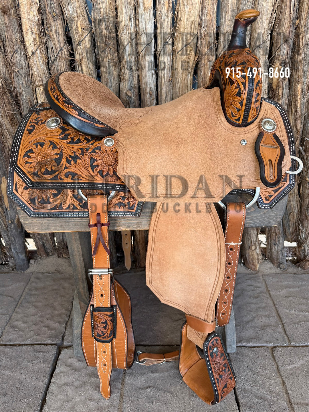 $980- 15.5" Sheridan Ranch Cutter Saddle