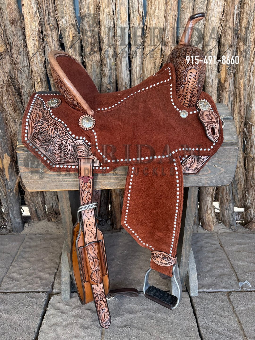 $1,475 - 13.5" Sheridan AirLite Barrel Racing Saddle 20lbs