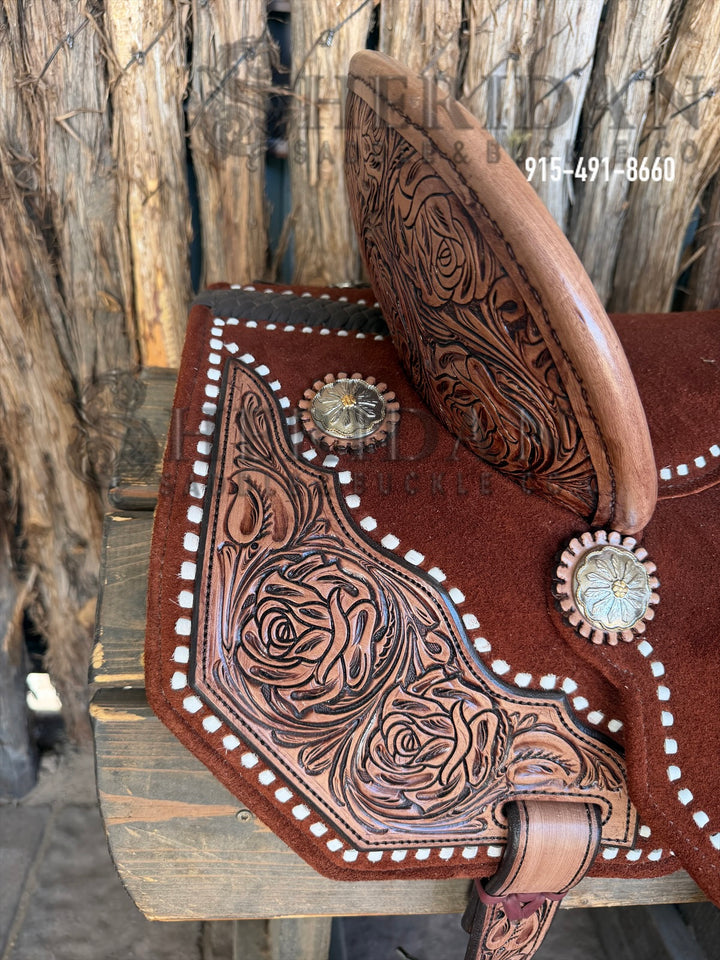 $1,475 - 13.5" Sheridan AirLite Barrel Racing Saddle 20lbs