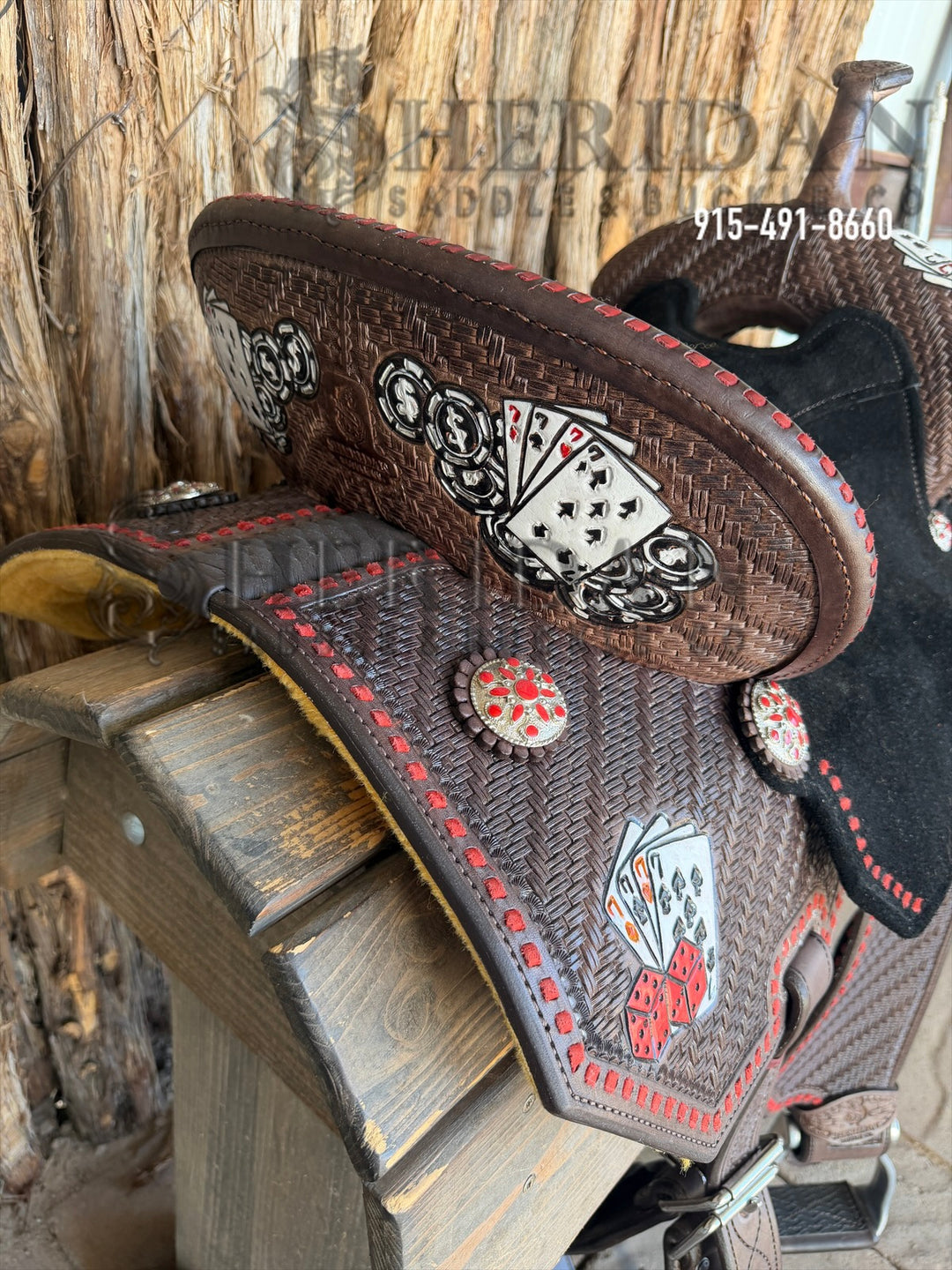 $1,550 - 15" Sheridan AirLite Barrel Racing Saddle 20lbs