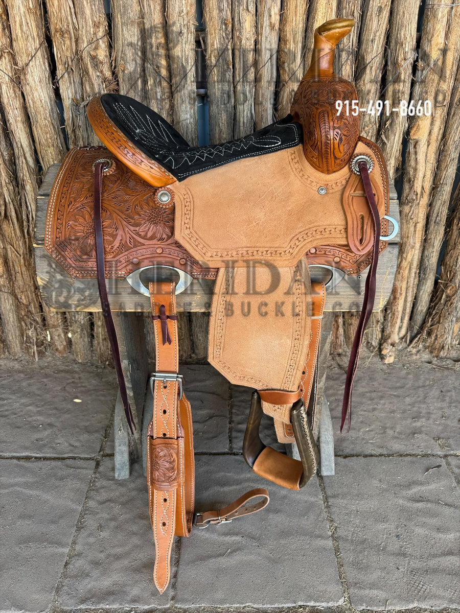 $980- 14.5" Sheridan Lady Ranch Saddle