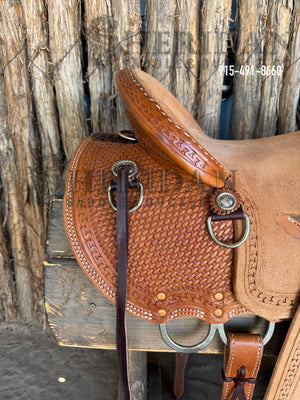 $950- 15.5" Sheridan Mule Ranch Saddle