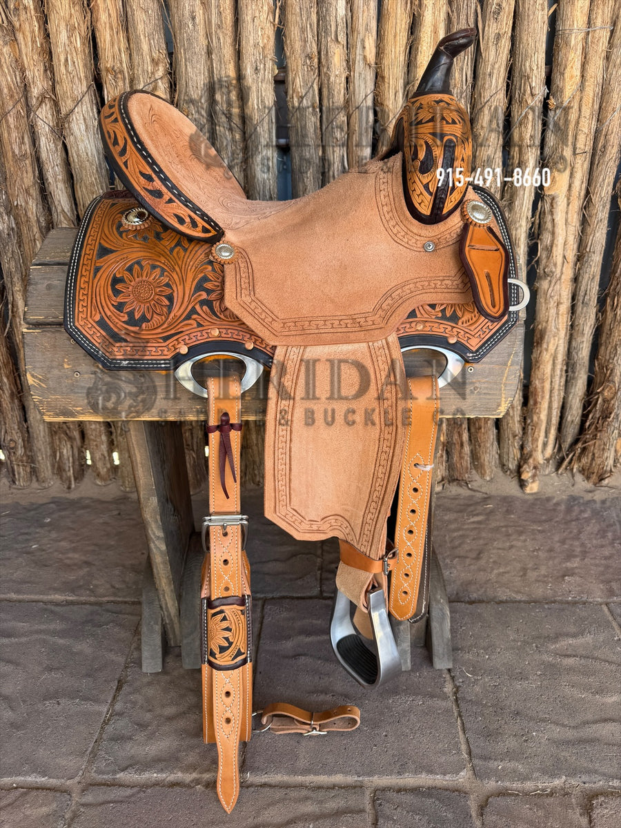 $1,150- 14.5" Sheridan Barrel Racing Saddle Real Wool