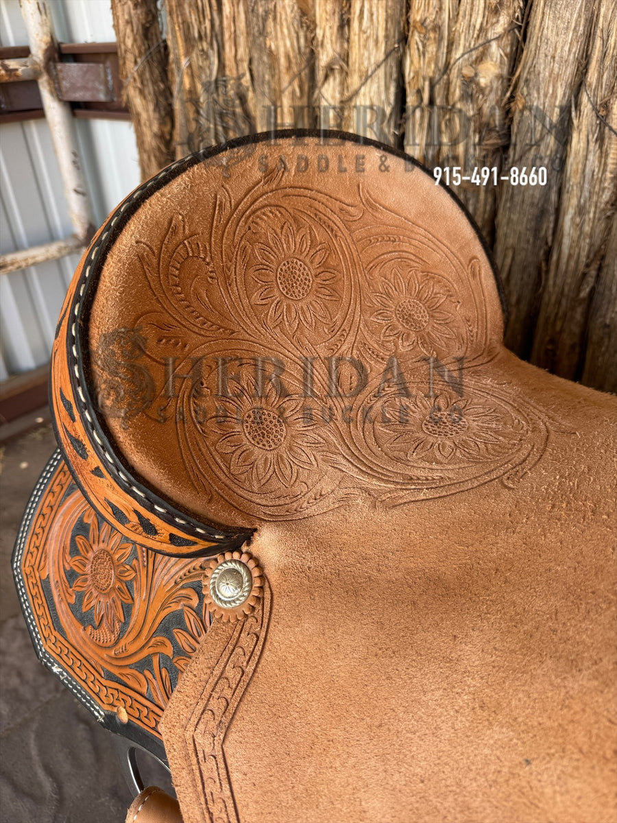 $1,150- 14.5" Sheridan Barrel Racing Saddle Real Wool