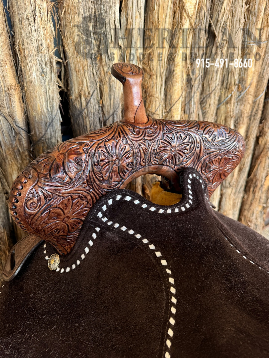Sheridan AirLite Defender Barrel Racing Saddle 6 Inch Cantle